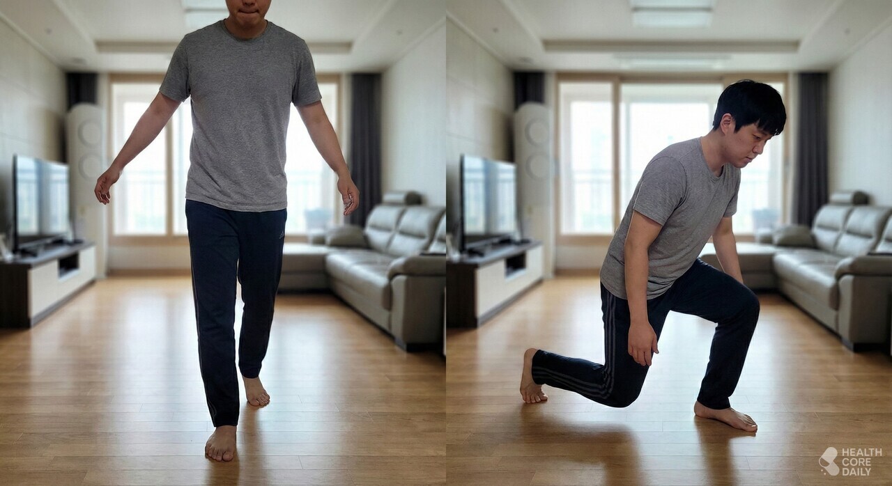 “하체 운동하다 무릎부터 상합니다” 3위 스쿼트, 2위 런지… 부담 적은 1위 운동은?